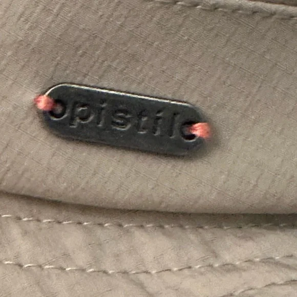 Beige Bucket Hat with Colorful Eyelets Pistil  women’s sun hat outdoor summer - Picture 4 of 6